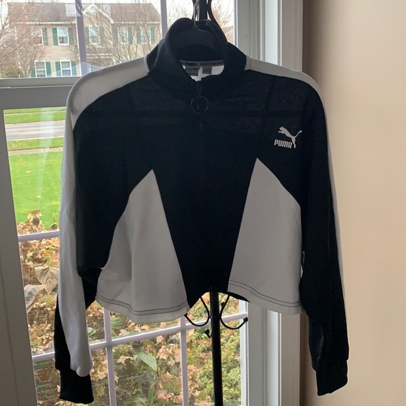 Puma Jackets & Blazers - Puma 3/4 Zip Cropped Jacket